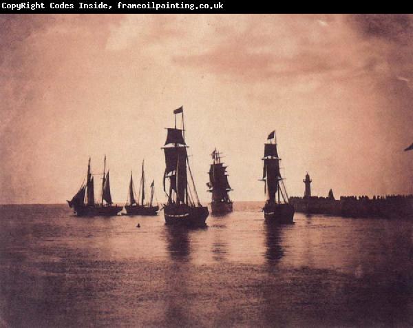 Gustave Le Gray Ship leaving  Harbor